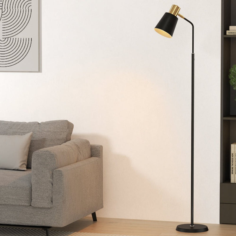 Artiss Floor Lamp Modern Light Stand LED Home Room Office Reading Black - Furniture > Living Room - Rivercity House & Home Co. (ABN 18 642 972 209)