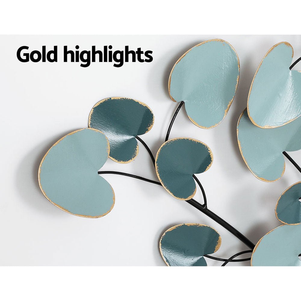 Metal Wall Art Hanging Sculpture Tree of Life Blue - Appliances > Appliances Others - Rivercity House & Home Co. (ABN 18 642 972 209) - Affordable Modern Furniture Australia