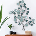 Metal Wall Art Hanging Sculpture Tree of Life Blue