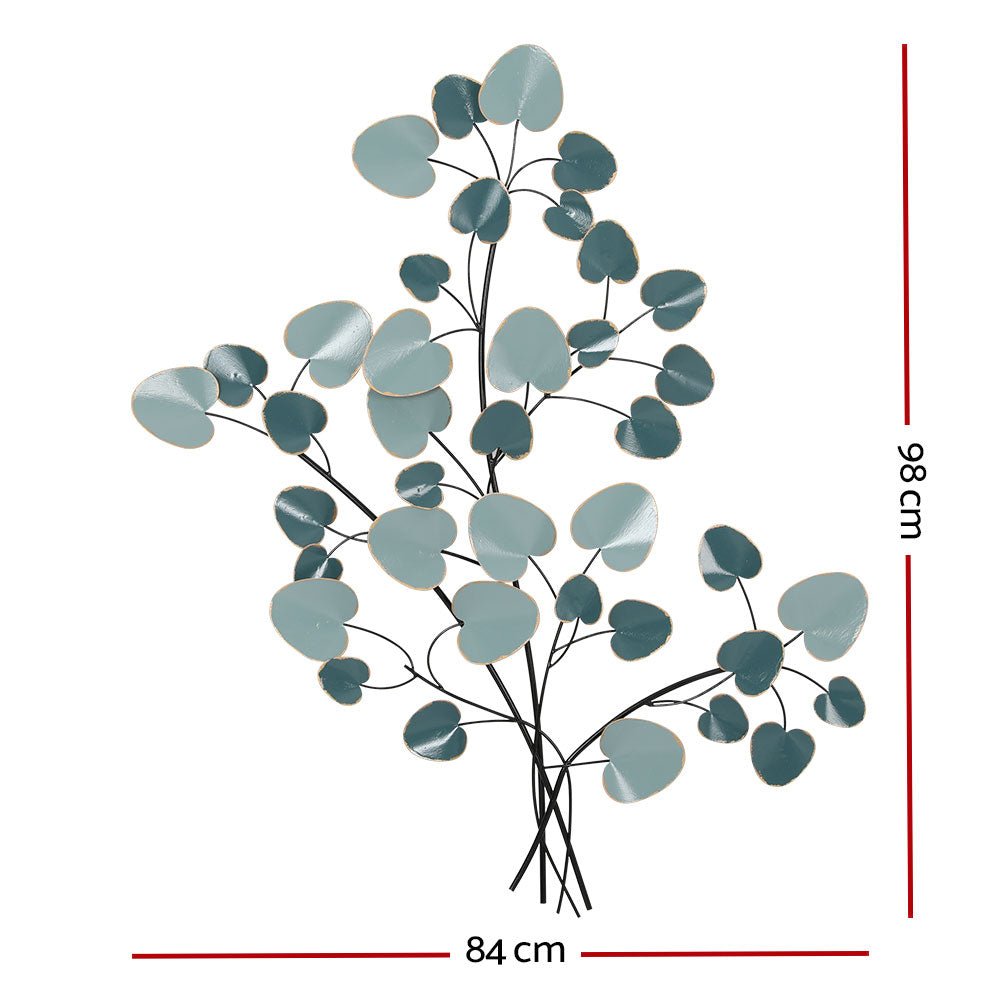 Metal Wall Art Hanging Sculpture Tree of Life Blue - Appliances > Appliances Others - Rivercity House & Home Co. (ABN 18 642 972 209) - Affordable Modern Furniture Australia