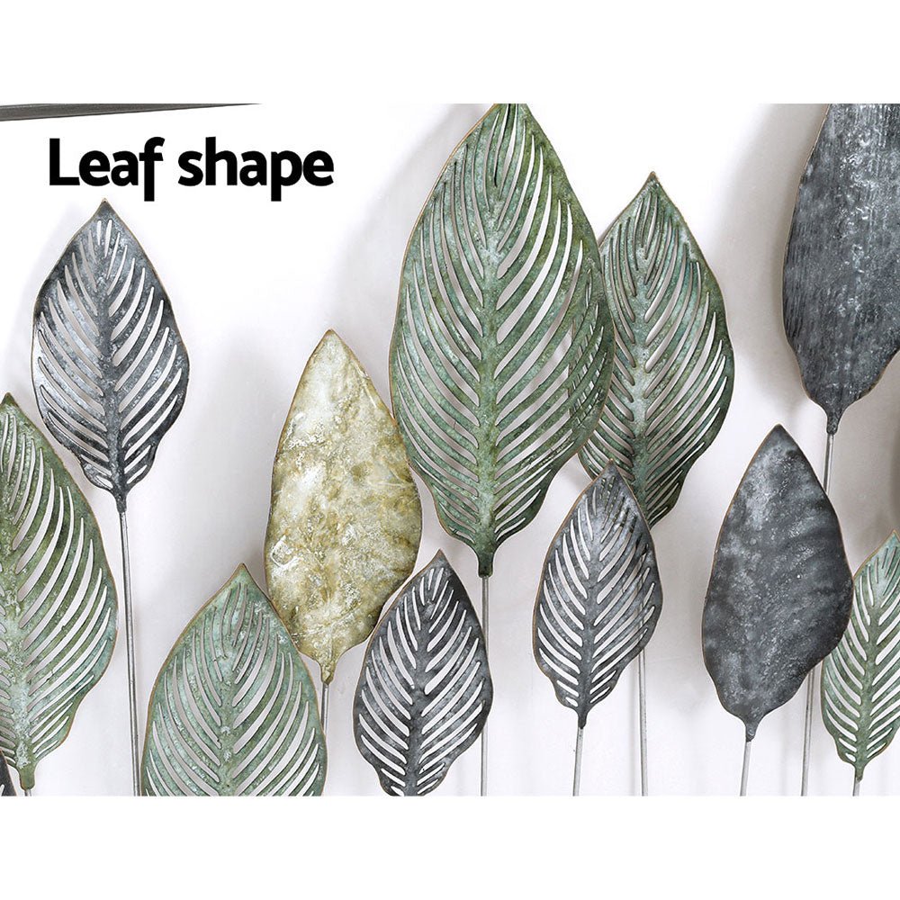 Metal Wall Art Hanging Sculpture Leaf Framed - Appliances > Appliances Others - Rivercity House & Home Co. (ABN 18 642 972 209) - Affordable Modern Furniture Australia