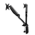 Monitor Arm Mount Dual Gas Black