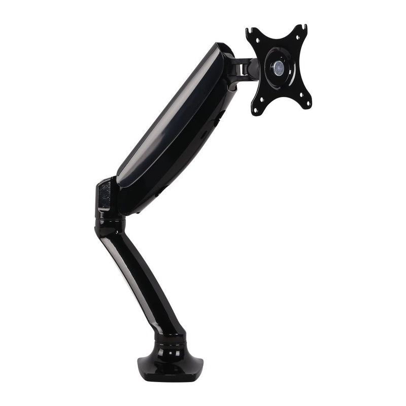 Monitor Arm Mount Single Gas Black - Furniture > Office - Rivercity House & Home Co. (ABN 18 642 972 209) - Affordable Modern Furniture Australia