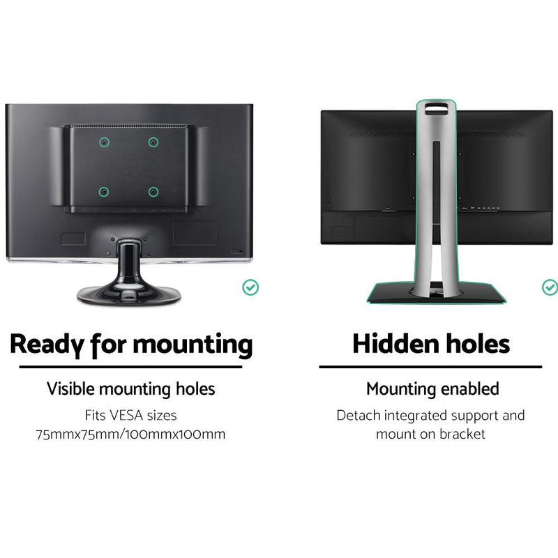 Monitor Arm Mount Single Gas Black - Furniture > Office - Rivercity House & Home Co. (ABN 18 642 972 209) - Affordable Modern Furniture Australia