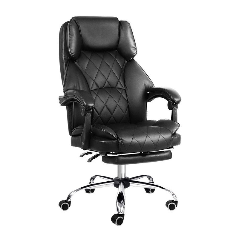 Office Chair Gaming Computer Executive Chairs Leather Seat Recliner - Rivercity House & Home Co. (ABN 18 642 972 209) - Affordable Modern Furniture Australia