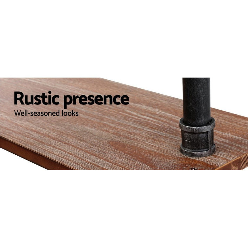 Rustic Wall Shelves Industrial DIY Pipe Shelf Brackets - Home & Garden > DIY - Rivercity House & Home Co. (ABN 18 642 972 209) - Affordable Modern Furniture Australia