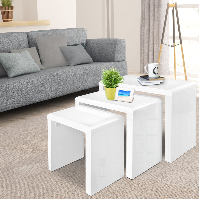 Set of 3 Nesting Tables - Furniture > Living Room - Rivercity House & Home Co. (ABN 18 642 972 209) - Affordable Modern Furniture Australia