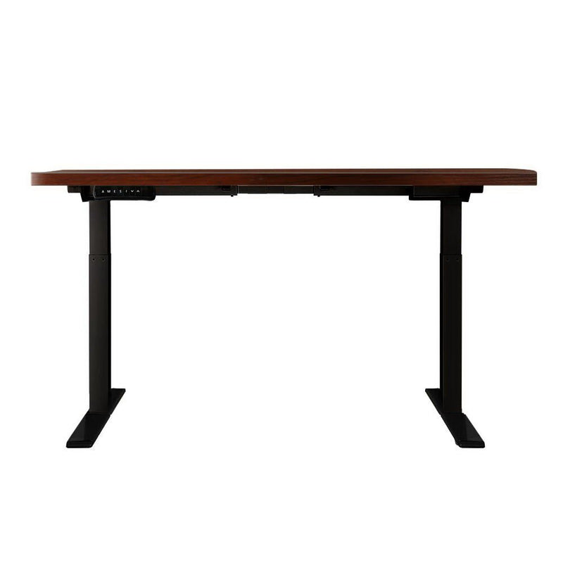 Artiss Standing Desk Electric Height Adjustable Sit Stand Desks Black Walnut - Furniture > Office - Rivercity House & Home Co. (ABN 18 642 972 209)