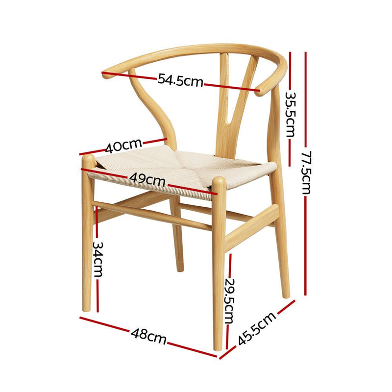Kraft Wishbone Dining Chair - Furniture > Dining - Rivercity House & Home Co. (ABN 18 642 972 209) - Affordable Modern Furniture Australia