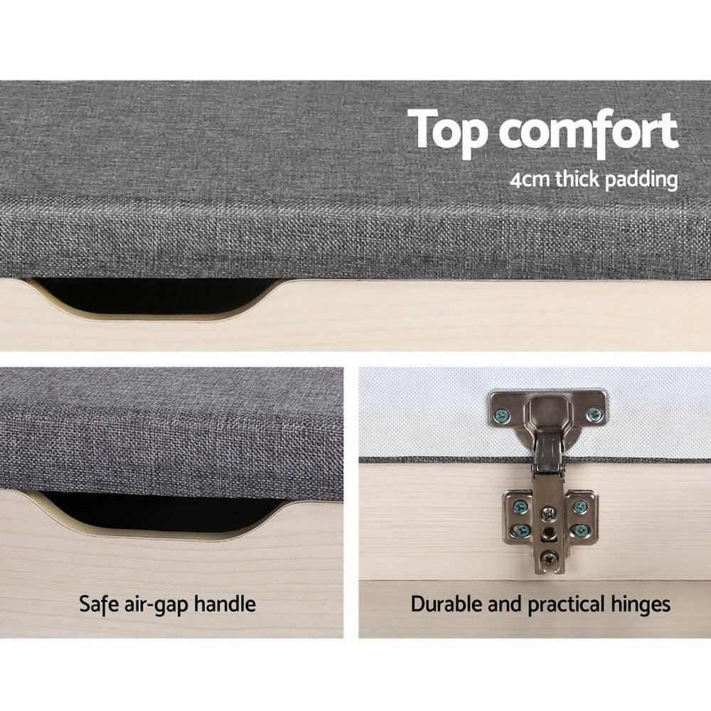 Wooden Shoe Organiser - Natural - Furniture > Living Room - Rivercity House & Home Co. (ABN 18 642 972 209) - Affordable Modern Furniture Australia