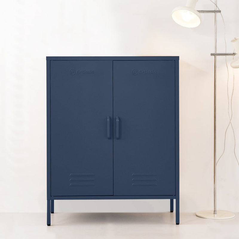 ArtissIn Buffet Sideboard Metal Cabinet - SWEETHEART Blue - Furniture > Living Room - Rivercity House & Home Co. (ABN 18 642 972 209)