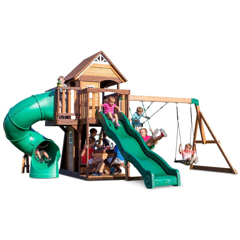 Backyard Discovery Cedar Cove Play Centre - Baby & Kids > Toys - Rivercity House & Home Co. (ABN 18 642 972 209) - Affordable Modern Furniture Australia