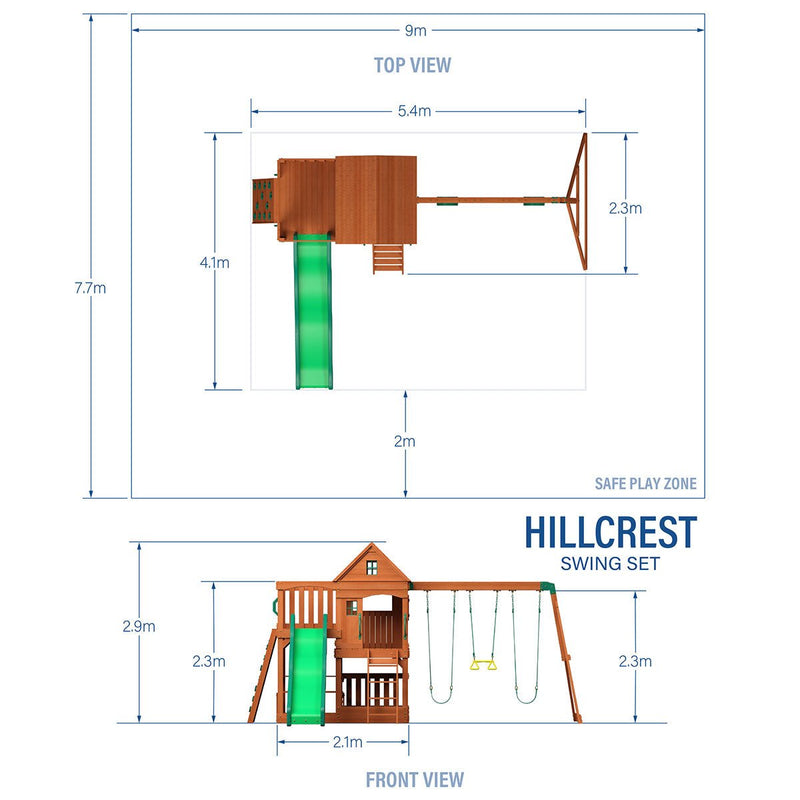 Backyard Discovery Hillcrest Play Center - Baby & Kids > Toys - Rivercity House & Home Co. (ABN 18 642 972 209) - Affordable Modern Furniture Australia