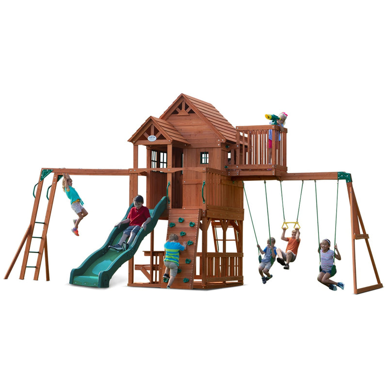 Backyard Discovery Skyfort II Play Centre - Baby & Kids > Toys - Rivercity House & Home Co. (ABN 18 642 972 209) - Affordable Modern Furniture Australia