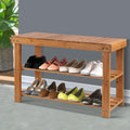 Bamboo Shoe Rack Stool