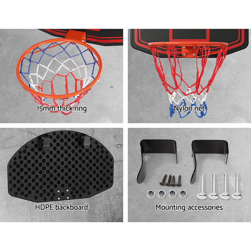 Basketball Hoop Door Wall Mounted Kids Sports Backboard Indoor Outdoor - Sports & Fitness > Basketball & Accessories - Rivercity House & Home Co. (ABN 18 642 972 209) - Affordable Modern Furniture Australia