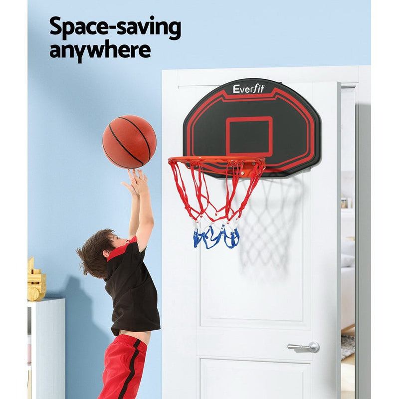 Basketball Hoop Door Wall Mounted Kids Sports Backboard Indoor Outdoor - Sports & Fitness > Basketball & Accessories - Rivercity House & Home Co. (ABN 18 642 972 209) - Affordable Modern Furniture Australia