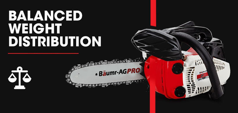 Baumr-AG 25CC Petrol Chainsaw Arborist 10 Bar Tree Pruning Garden Chain Saw - Home & Garden > Garden Tools - Rivercity House & Home Co. (ABN 18 642 972 209) - Affordable Modern Furniture Australia