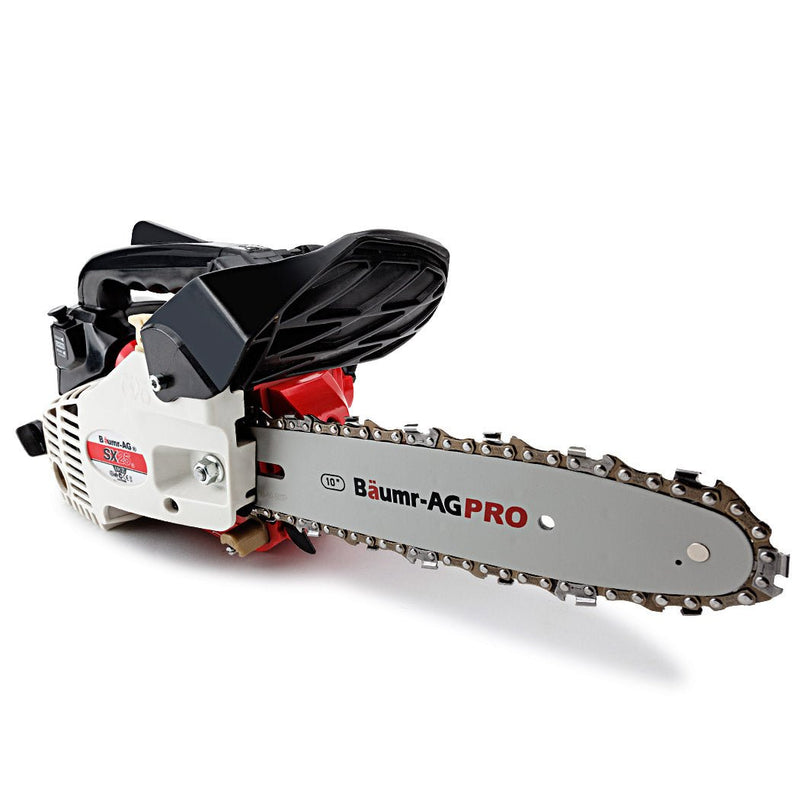 Baumr-AG 25CC Petrol Chainsaw Arborist 10 Bar Tree Pruning Garden Chain Saw - Home & Garden > Garden Tools - Rivercity House & Home Co. (ABN 18 642 972 209) - Affordable Modern Furniture Australia