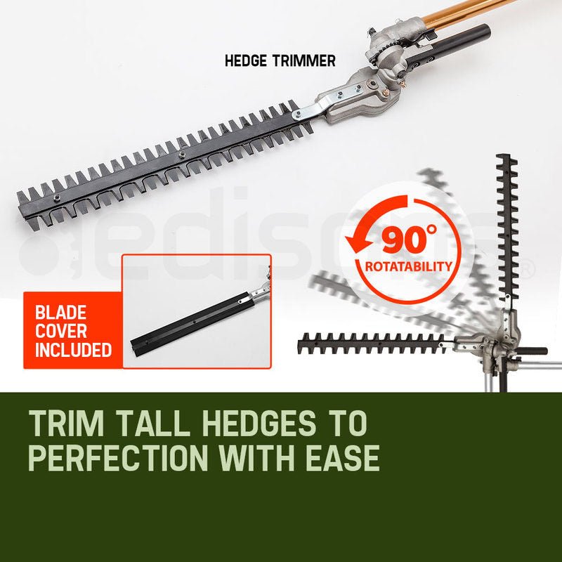 Baumr-AG 65CC Long Reach Pole Chainsaw Hedge Trimmer Pruner Chain Saw Tree Multi Tool - Home & Garden > Garden Tools - Rivercity House & Home Co. (ABN 18 642 972 209) - Affordable Modern Furniture Australia