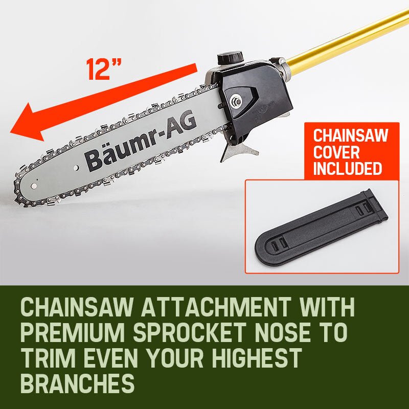 Baumr-AG 65CC Petrol Pole Chainsaw Chain Saw Pruner Pro Arbor Tree Tool Cutter - Home & Garden > Garden Tools - Rivercity House & Home Co. (ABN 18 642 972 209) - Affordable Modern Furniture Australia