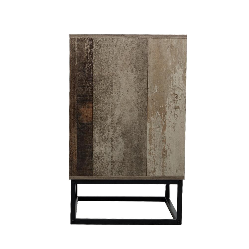 Bedside Table Wood Effect - Rivercity House & Home Co. (ABN 18 642 972 209) - Affordable Modern Furniture Australia