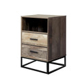 Bedside Table Wood Effect