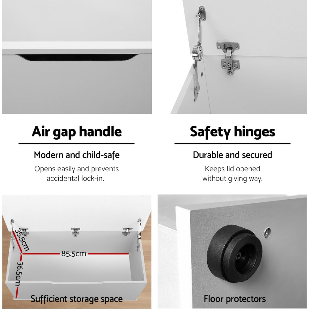 Blanket Box Kids Toy Storage Ottoman Chest Cabinet Clothes Bench Children - Baby & Kids > Kid's Furniture - Rivercity House & Home Co. (ABN 18 642 972 209) - Affordable Modern Furniture Australia