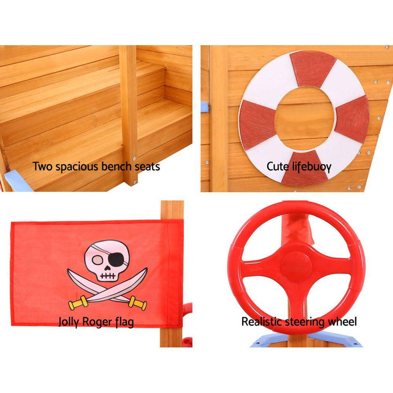 Boat Sand Pit With Canopy - Rivercity House & Home Co. (ABN 18 642 972 209) - Affordable Modern Furniture Australia