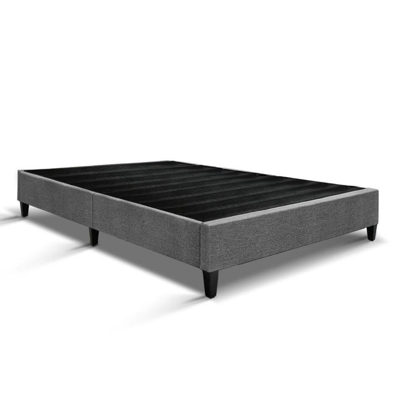 Brisk King Bed Base Frame Grey - Furniture > Bedroom - Rivercity House & Home Co. (ABN 18 642 972 209) - Affordable Modern Furniture Australia