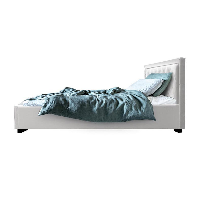 Bronte Storage King Single Bed Frame White - Rivercity House & Home Co. (ABN 18 642 972 209) - Affordable Modern Furniture Australia