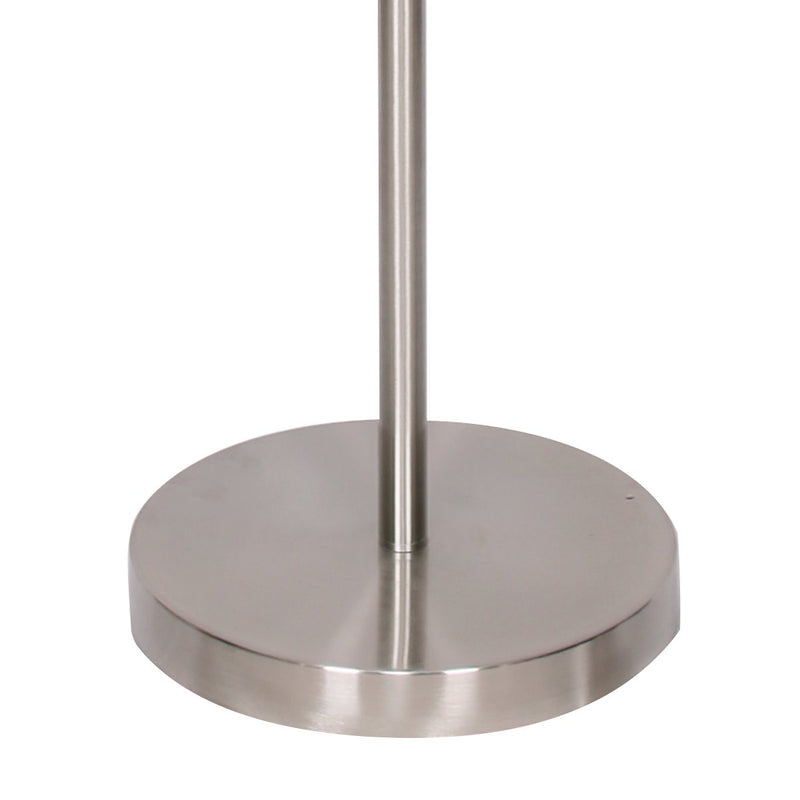 Brushed Nickel Height-Adjustable Metal Floor Lamp - Home & Garden > Lighting - Rivercity House & Home Co. (ABN 18 642 972 209) - Affordable Modern Furniture Australia