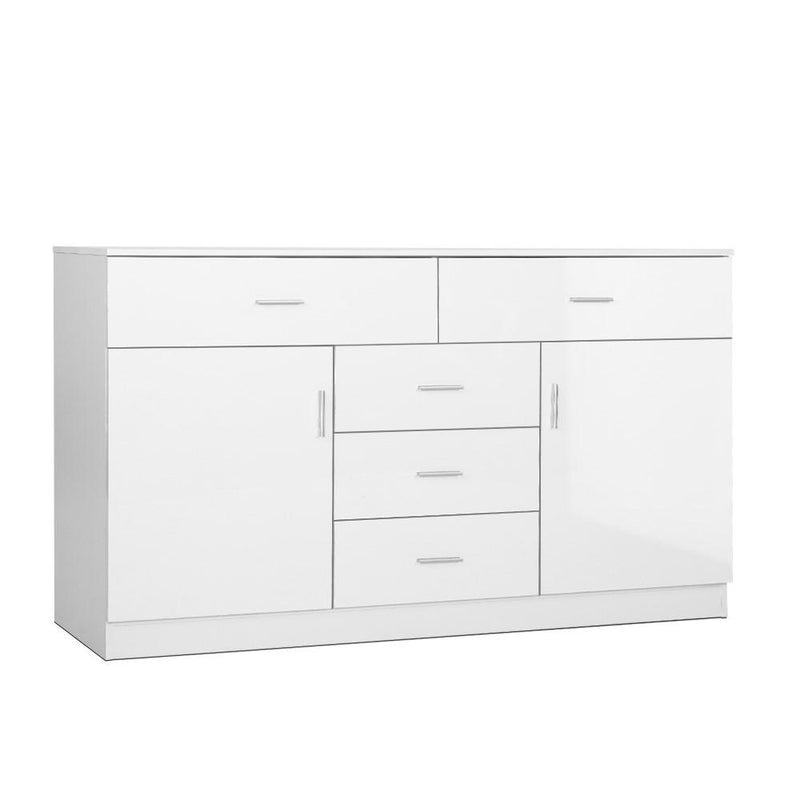 Buffet Sideboard Cabinet High Gloss Storage Dresser Table Cupboard White - Furniture - Rivercity House & Home Co. (ABN 18 642 972 209) - Affordable Modern Furniture Australia