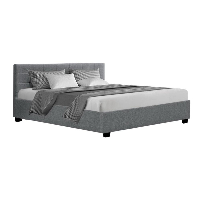 Byron Storage King Bed Frame Grey - Furniture > Bedroom - Rivercity House And Home Co.