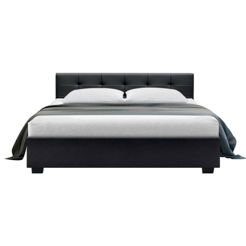 Byron Storage Queen Bed Frame Black - Furniture > Bedroom - Rivercity House & Home Co. (ABN 18 642 972 209) - Affordable Modern Furniture Australia