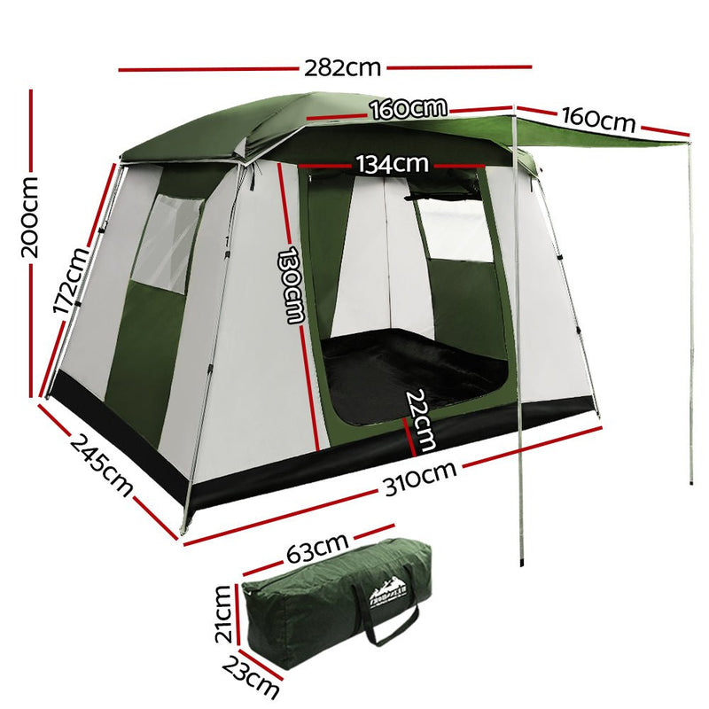 Camping Tent 6 Person Tents Family Hiking Dome - Outdoor > Camping - Rivercity House & Home Co. (ABN 18 642 972 209) - Affordable Modern Furniture Australia