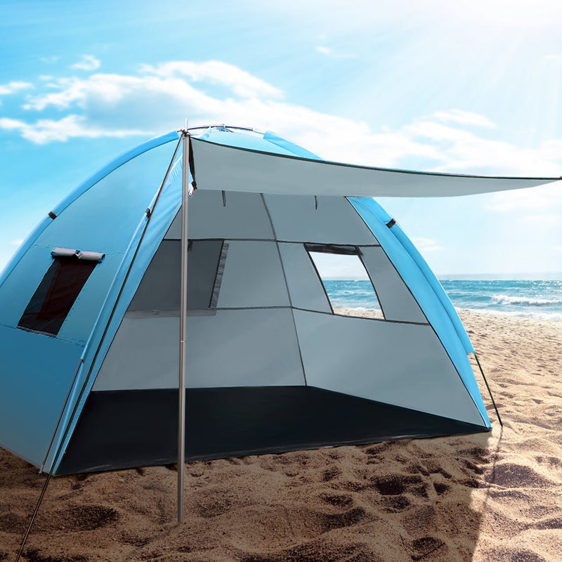 Camping Tent Beach Tents Hiking Sun Shade Shelter Fishing 2-4 Person - Outdoor > Camping - Rivercity House & Home Co. (ABN 18 642 972 209) - Affordable Modern Furniture Australia