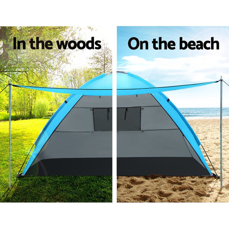 Camping Tent Beach Tents Hiking Sun Shade Shelter Fishing 2-4 Person - Outdoor > Camping - Rivercity House & Home Co. (ABN 18 642 972 209) - Affordable Modern Furniture Australia