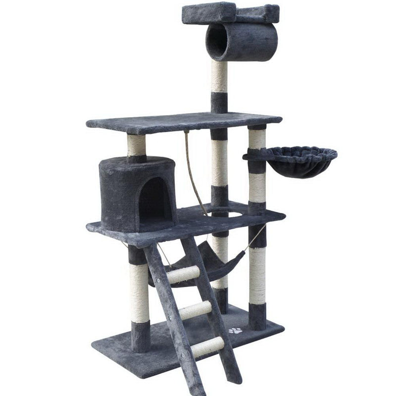 Cat Tree 141cm Trees Scratching Post Scratcher Tower - Pet Care - Rivercity House & Home Co. (ABN 18 642 972 209) - Affordable Modern Furniture Australia