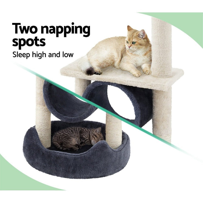 Cat Tree Scratching Post 76cm Scratcher Tower Condo House Hanging toys - Pet Care > Cat Supplies - Rivercity House & Home Co. (ABN 18 642 972 209) - Affordable Modern Furniture Australia