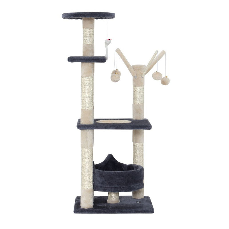 Cat Tree Scratching Post Scratcher Cat Tree Tower Condo House toys 110cm - Pet Care > Cat Supplies - Rivercity House & Home Co. (ABN 18 642 972 209) - Affordable Modern Furniture Australia