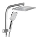 8'' Rain Shower Head Set Handheld Square High Pressure Chrome