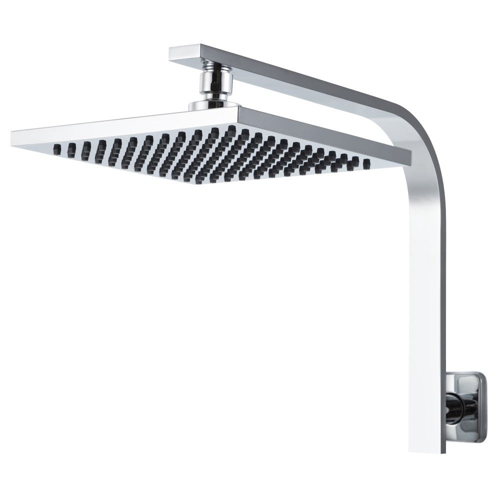 Cefito 8'' Rain Shower Head Wall Arm Square High Pressure Chrome - Home & Garden > Bathroom Accessories - Rivercity House & Home Co. (ABN 18 642 972 209) - Affordable Modern Furniture Australia