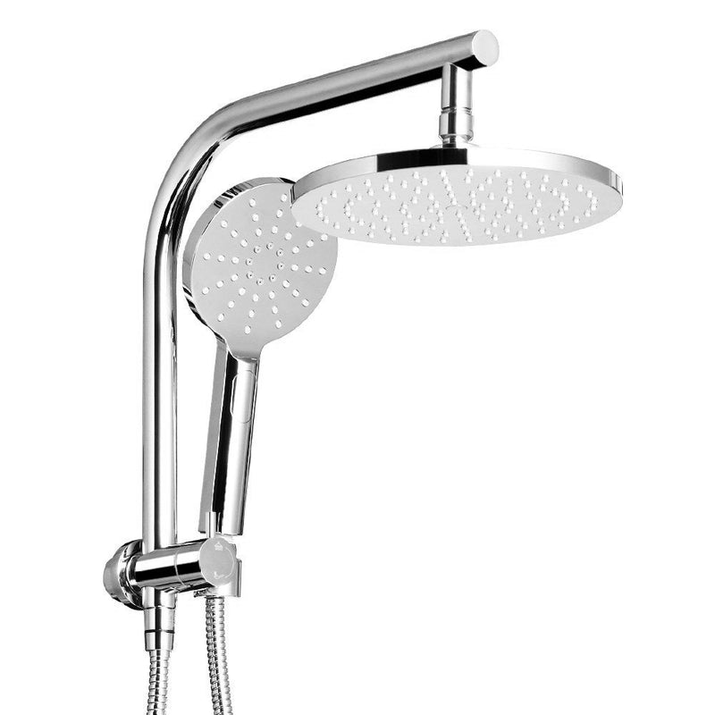 Cefito 9'' Rain Shower Head Set Handheld Round High Pressure Chrome - Home & Garden > Bathroom Accessories - Rivercity House & Home Co. (ABN 18 642 972 209) - Affordable Modern Furniture Australia