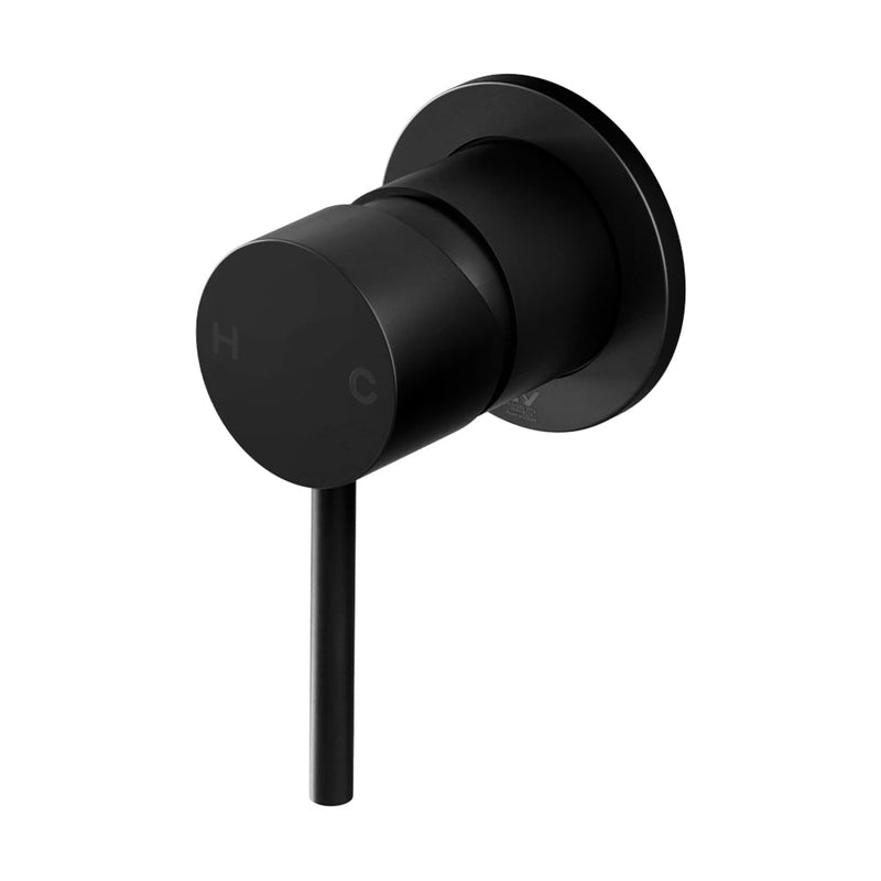 Cefito Basin Mixer Wall Tap Round Brass Faucet Shower Bathtub Black - Home & Garden > Bathroom Accessories - Rivercity House & Home Co. (ABN 18 642 972 209) - Affordable Modern Furniture Australia