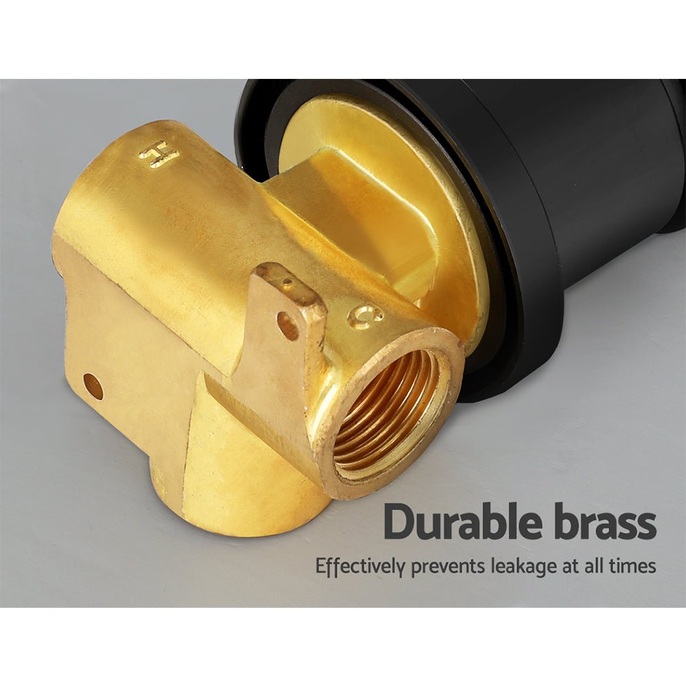 Cefito Basin Mixer Wall Tap Round Brass Faucet Shower Bathtub Black - Home & Garden > Bathroom Accessories - Rivercity House & Home Co. (ABN 18 642 972 209) - Affordable Modern Furniture Australia