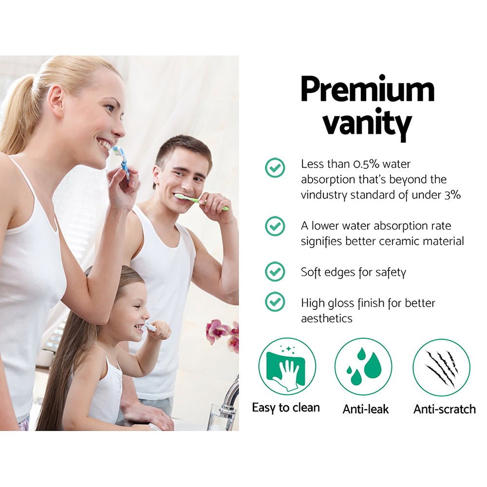 Cefito Bathroom Basin Ceramic Vanity Sink Hand Wash Bowl 41x41cm - Home & Garden > DIY - Rivercity House & Home Co. (ABN 18 642 972 209) - Affordable Modern Furniture Australia