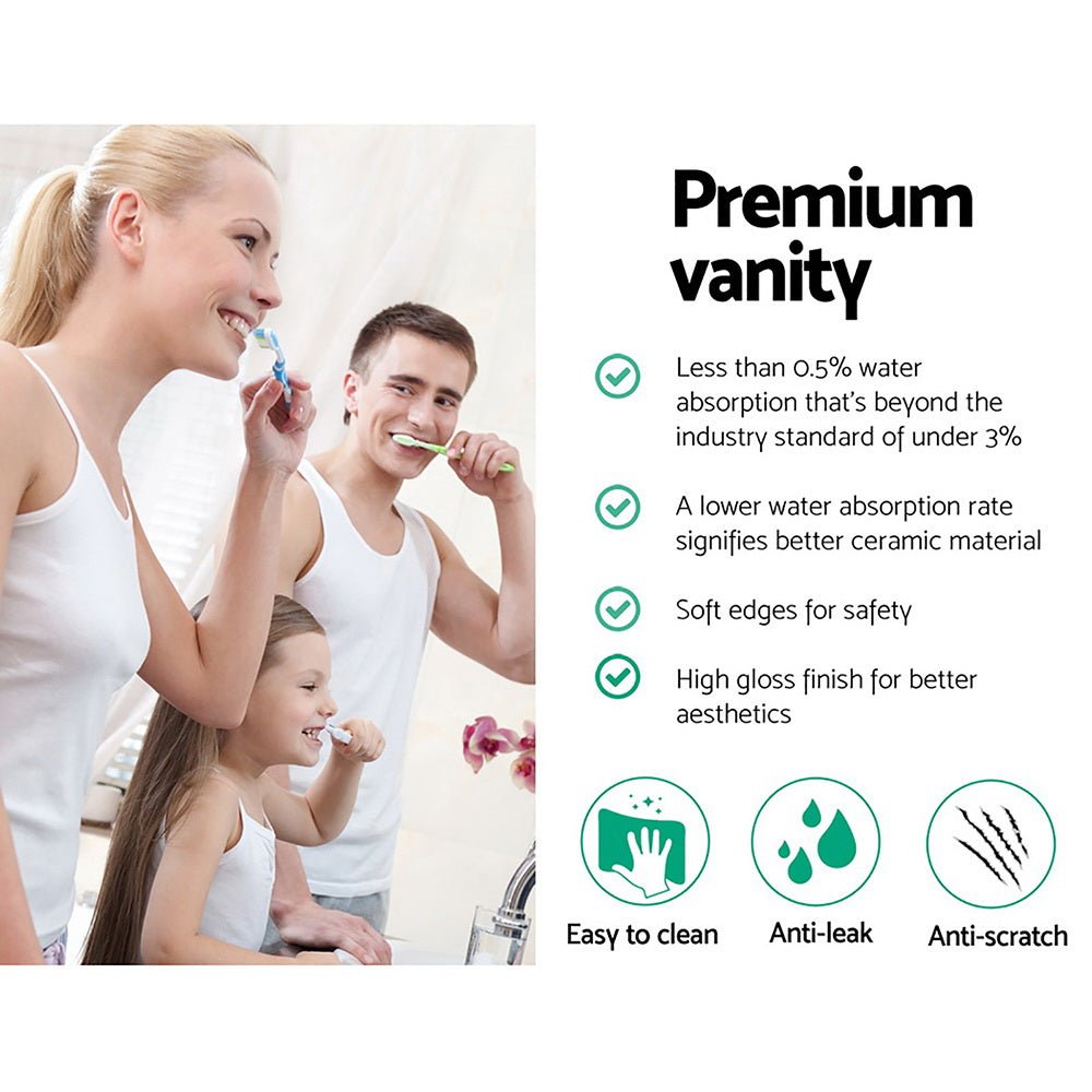 Cefito Bathroom Basin Ceramic Vanity Sink Hand Wash Bowl 48x37cm - Home & Garden > Bathroom Accessories - Rivercity House & Home Co. (ABN 18 642 972 209) - Affordable Modern Furniture Australia