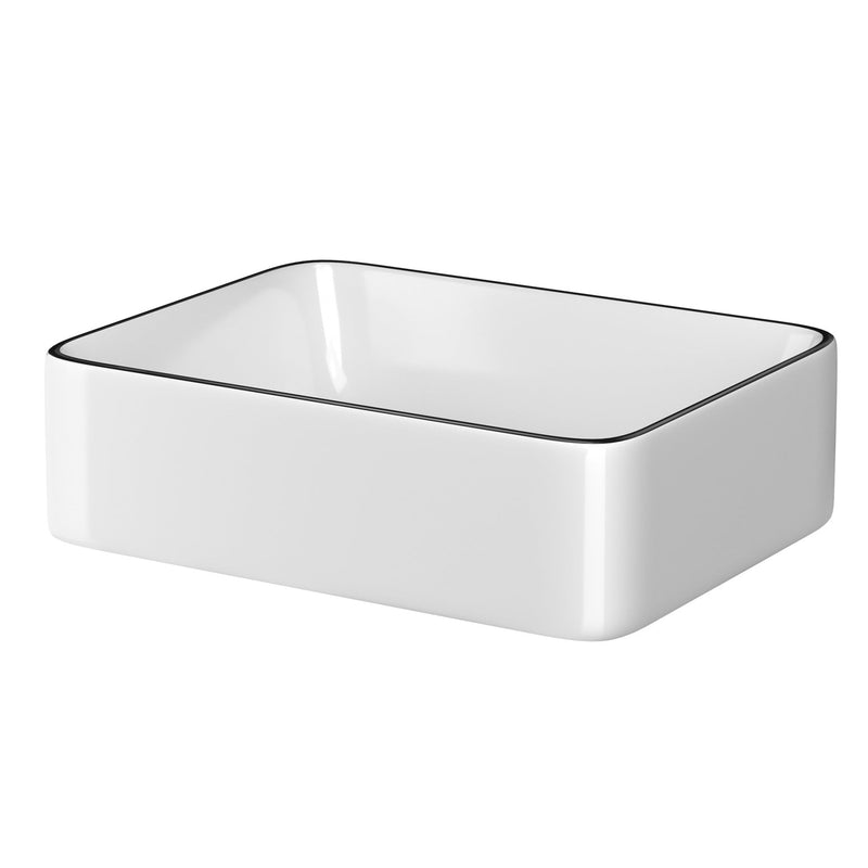 Ceramic Bathroom Basin Sink Above Counter 48x37cm - Home & Garden > DIY - Rivercity House & Home Co. (ABN 18 642 972 209) - Affordable Modern Furniture Australia