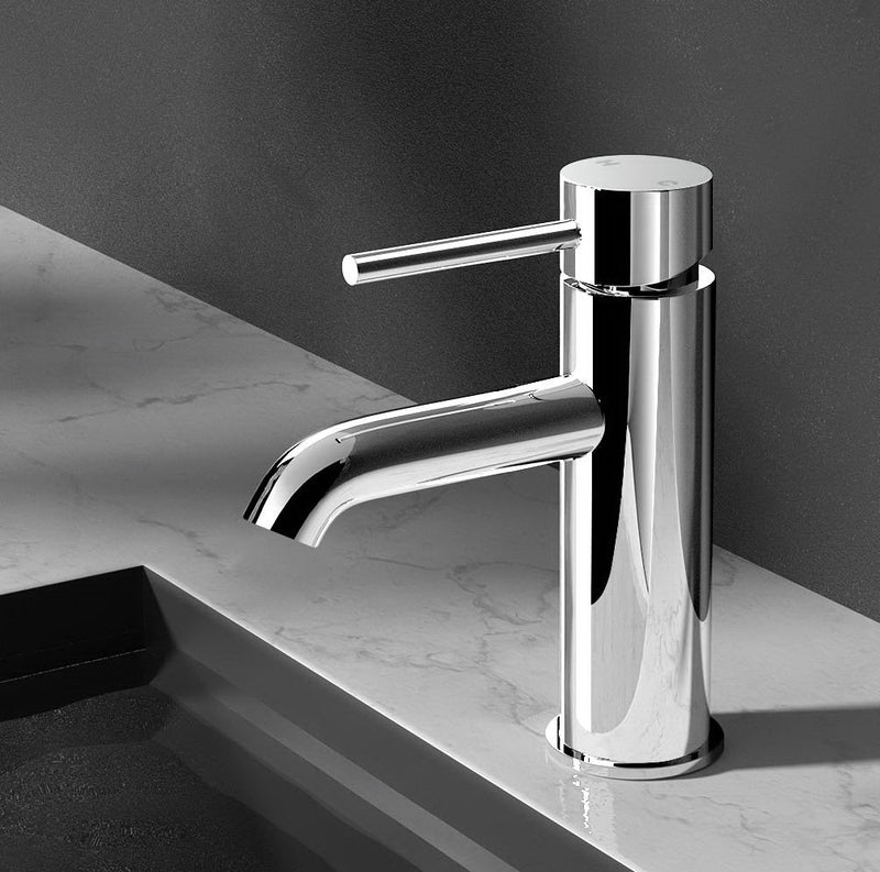 Cefito Bathroom Basin Mixer Tap Round Brass Faucet Vanity Laundry Chrome - Home & Garden > DIY - Rivercity House & Home Co. (ABN 18 642 972 209) - Affordable Modern Furniture Australia